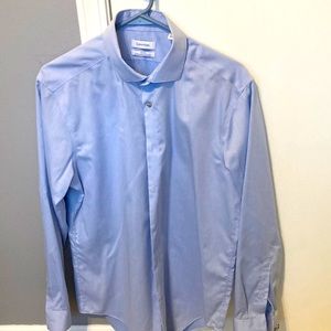 Calvin Klein blue dress shirt